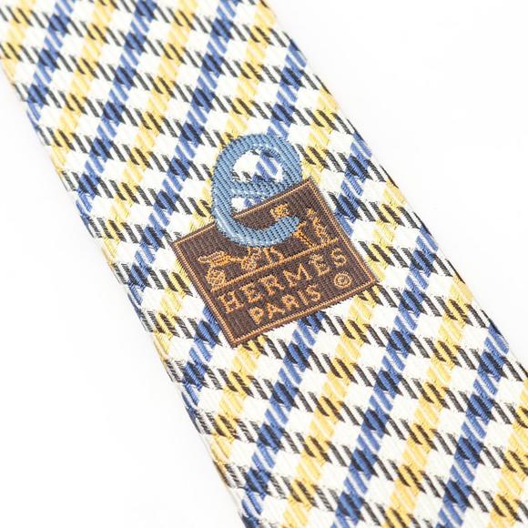 Hermes Hermès Silk Tie for Men, Multicolor
